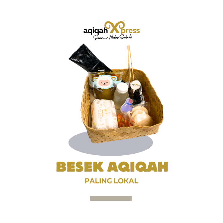 Kemasan Besek - aqiqah seumur hidup sekali