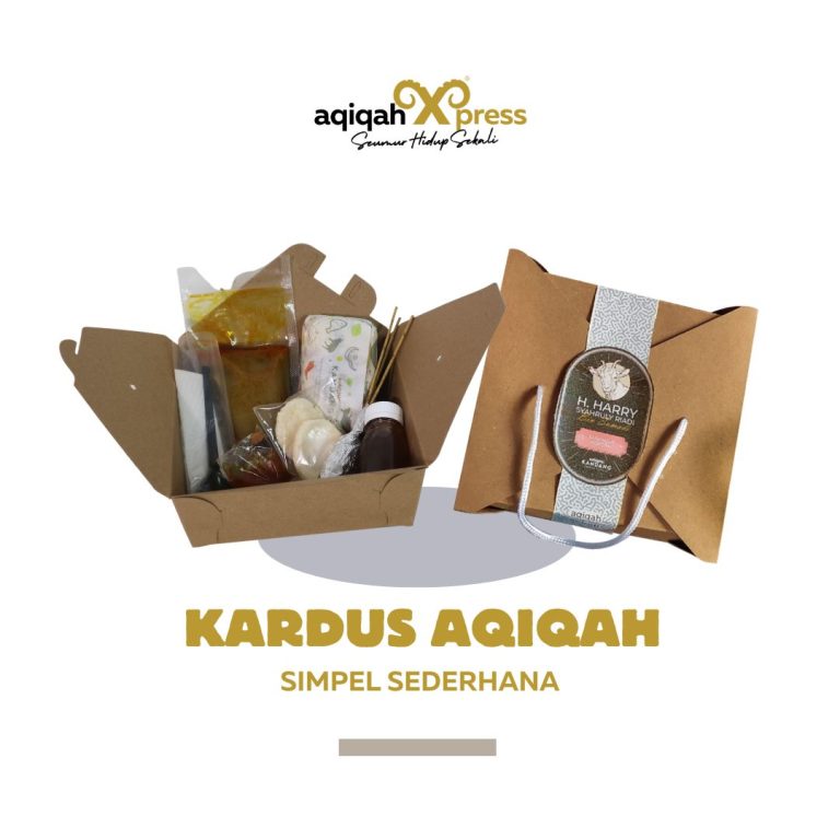Kemasan Kardus - aqiqah seumur hidup sekali