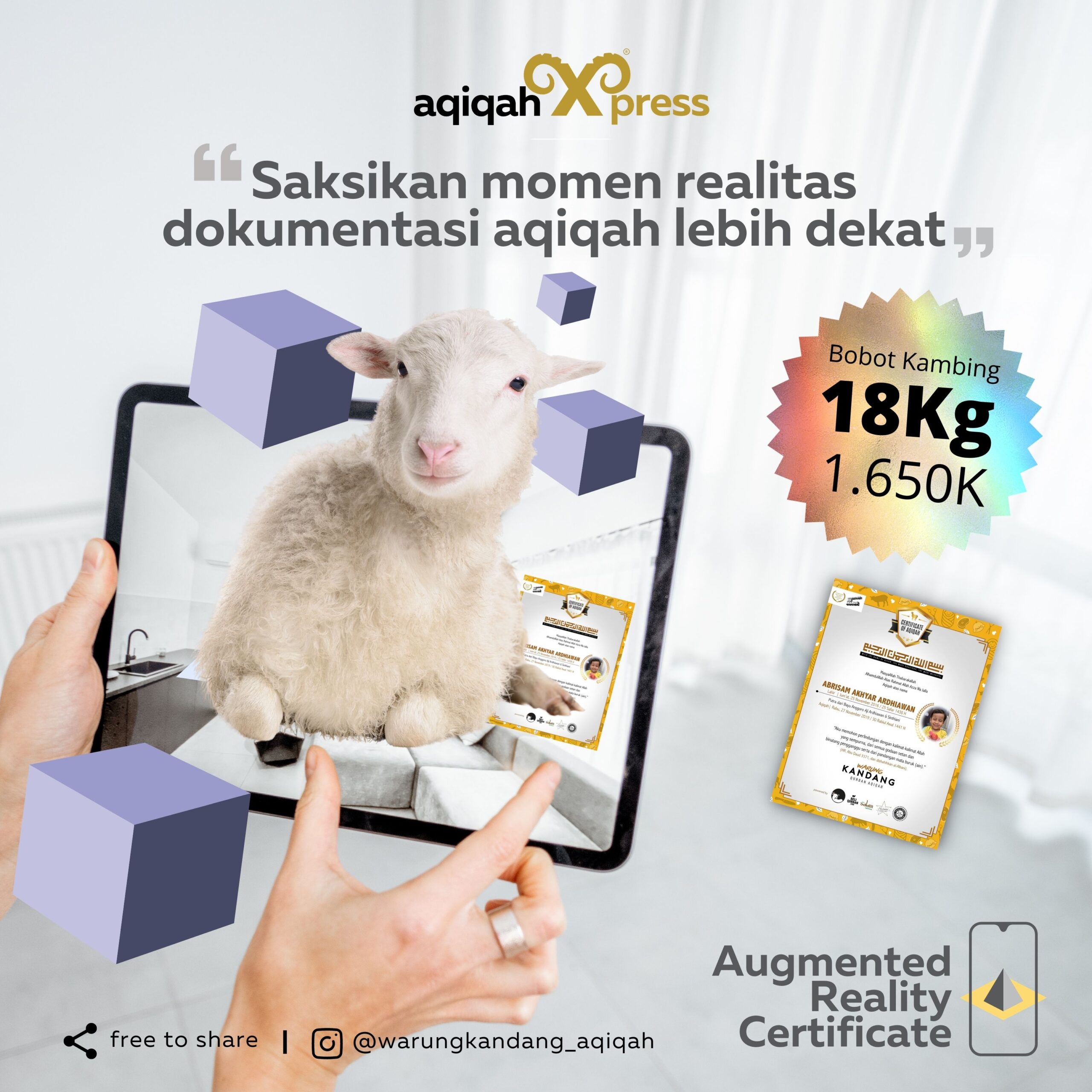 Promo aqiqah seumur hidup sekali