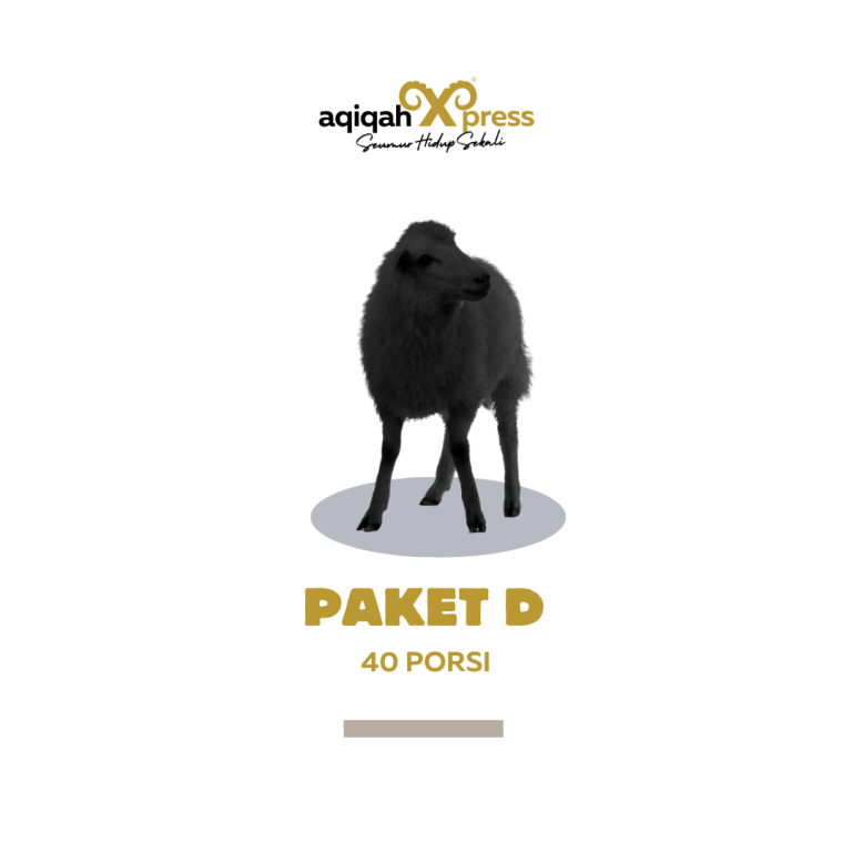 Paket D Aqiqah - aqiqah seumur hidup sekali
